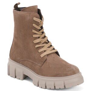 IMAC Suede Comfort Lace Up Booties